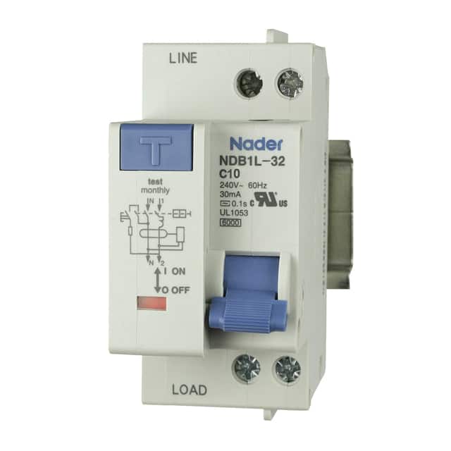 NDB1L-32C-10-120V 10A GROUND FAULT CB, 30MA EARTH