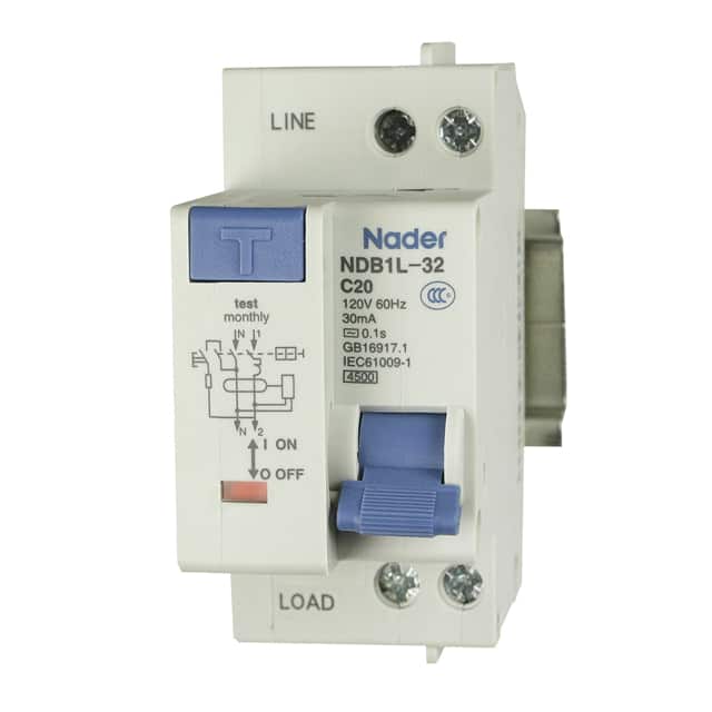 NDB1L-32C-20-120V 20A GROUND FAULT CB, 30MA EARTH