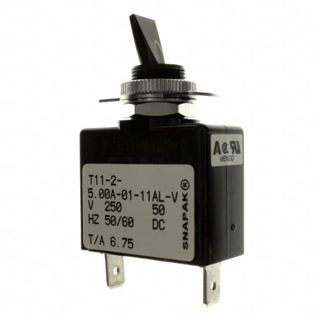 T11-2-5.00A-01-11AL-V CIR BRKR MAGHYDR 5A 250VAC 65VDC