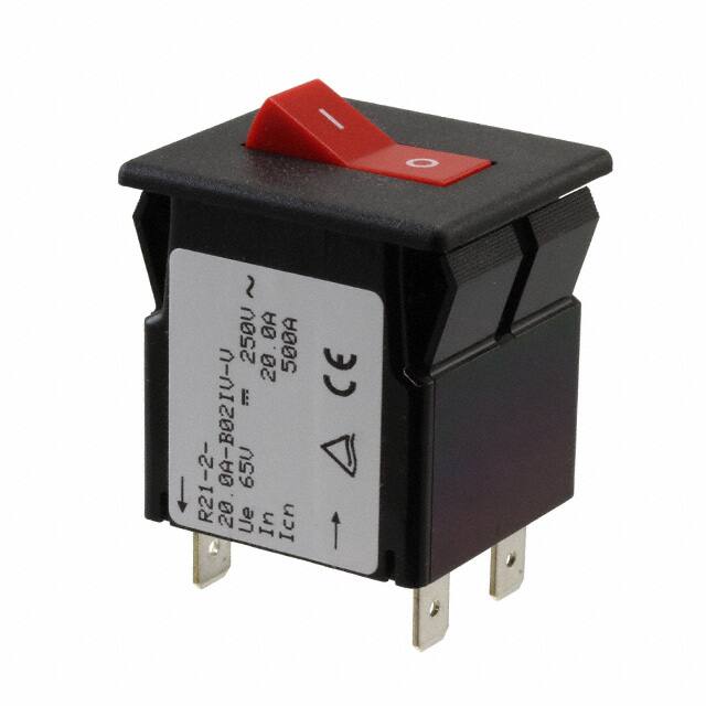 R21-2-20.0A-B02IV-V CIR BRKR MAG-HYDR 20A ROCKER