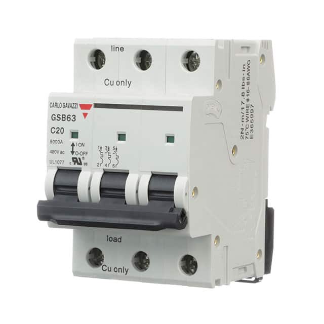 GSB633PC16 MCB UL1077 C 3P 16A