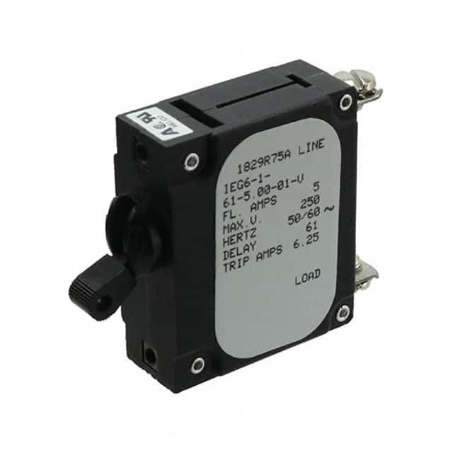 IEG6-1-61-5.00-01-V CIR BRKR MAG-HYDR LEVER 5A
