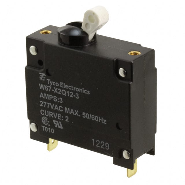 W67-X2Q12-3 CIR BRKR MAG-HYDR 3A 277VAC