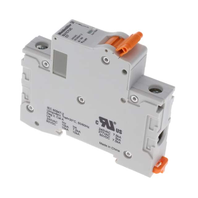 SU1C7UC CB PROTECT 1077 277/480V C 1P 7A