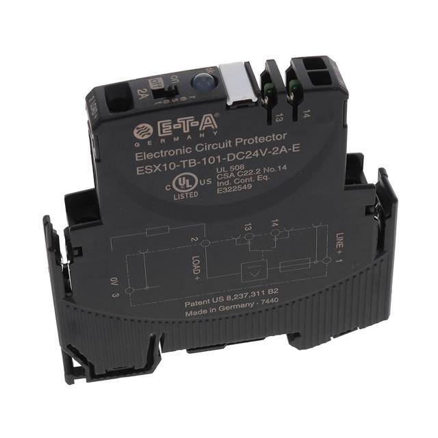 ESX10-TB-101-DC24V-2A-E CIR BRKR SOLID STATE 2A 24VDC