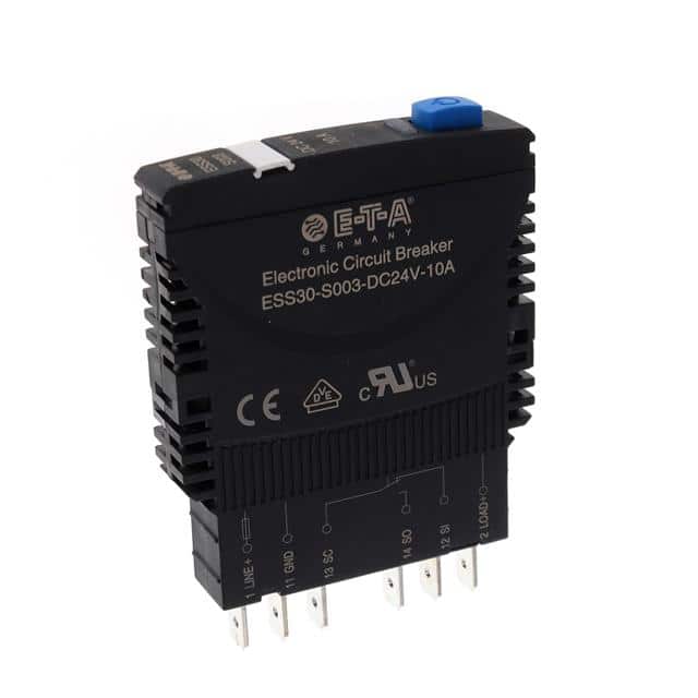 ESS30-S003-DC24V-10A CIR BRKR SOLID STATE 10A 24VDC