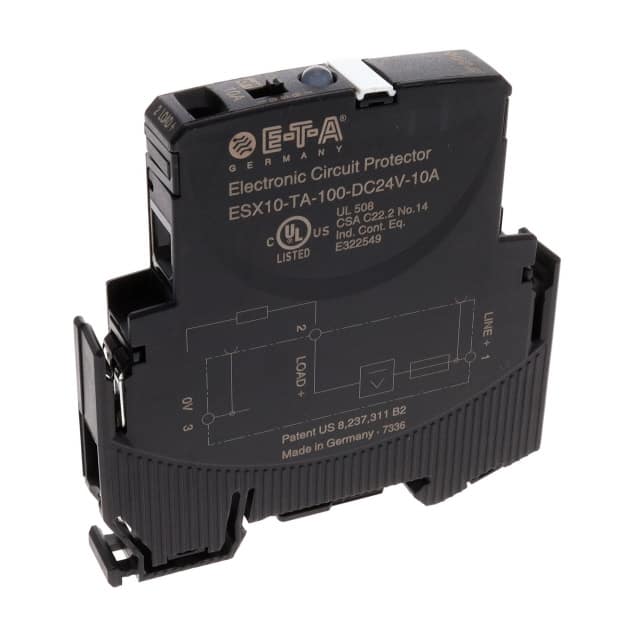 ESX10-TA-100-DC24V-10A CIRC BRKR THRM
