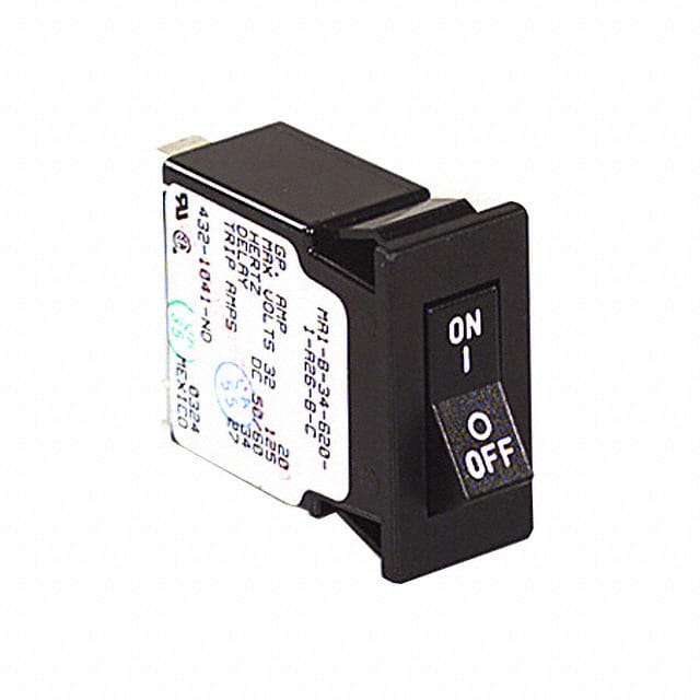 MA1-B-34-620-1-A26-B-C CIR BRKR 20A 250VAC 80VDC