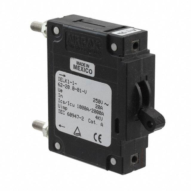 IELK1-1-62-20.0-01-V CIR BRKR MAG-HYDR LEVER 20A
