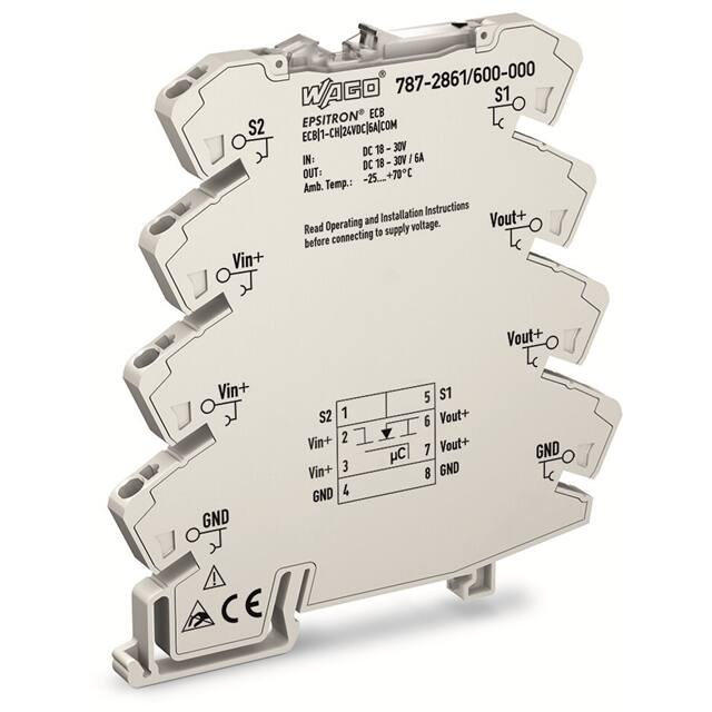 787-2861/600-000 ELECTRONIC CIRCUIT BREAKER; 1-CH