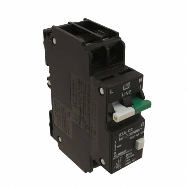 C63A2P-GFI CIR BRKR MAG-HYDR 63A 240VAC