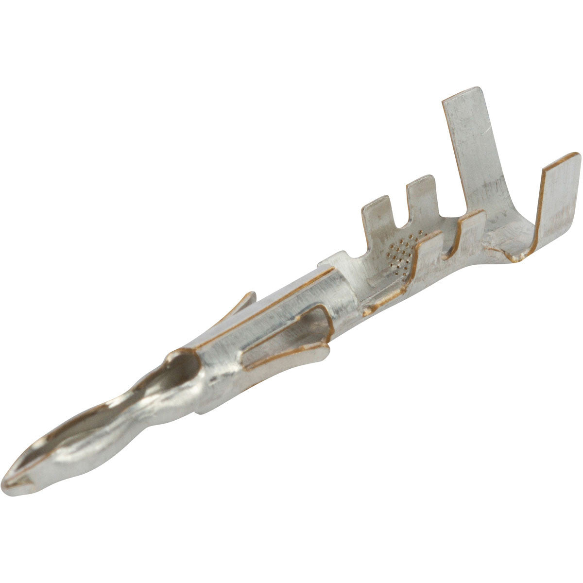 12124582-L The Aptiv PLC 12124582-L is a tin-plated male terminal designed for 16-14 AWG wire. It is part of the Weather Pack series and comes in a standard package of 28297 units.