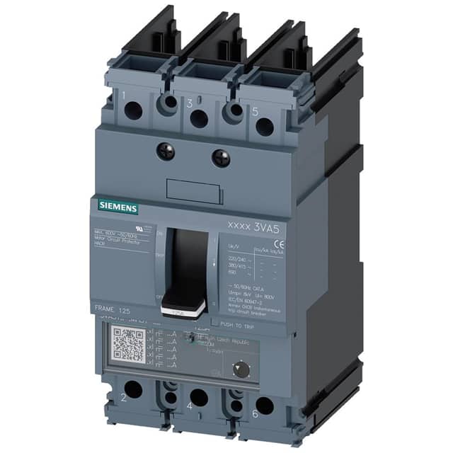 3VA5111-1MH31-0AA0 BRKR 3VA51 3P 110A 65KA MCP HI