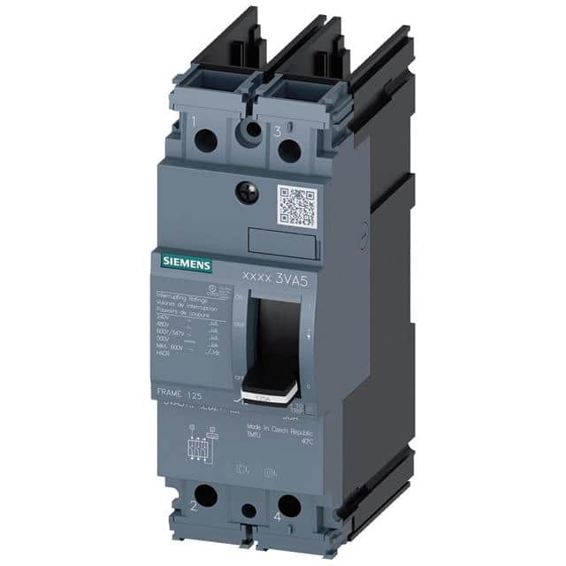 3VA5110-6ED21-0AA0 BRKR 3VA51 2P 100A 65KA FTFM