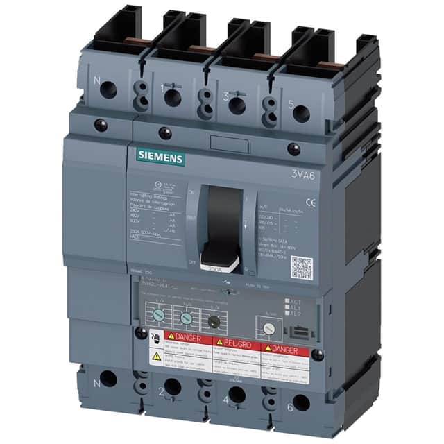 3VA6210-5HL41-0AA0 BRKR 3VA62 4P 100A 35KA ETU3-LI