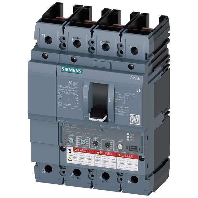 3VA6225-5HN41-0AA0 BRKR 3VA62 4P 250A 35KA ETU3-LSI