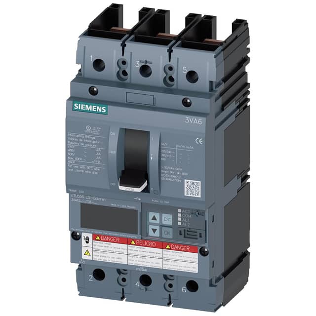 3VA6225-5JT31-2AA0 BRKR 3VA62 3P 250A 35KA ETU5-LSI