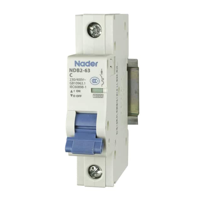NDB2-63C4-1 CIR BRKR THERM MAG 4A 240VAC LVR