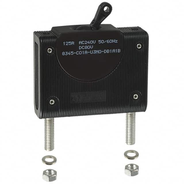 8345-C01A-U3M0-DB1A1B-125A CIR BRKR 125A 240VAC 80VDC