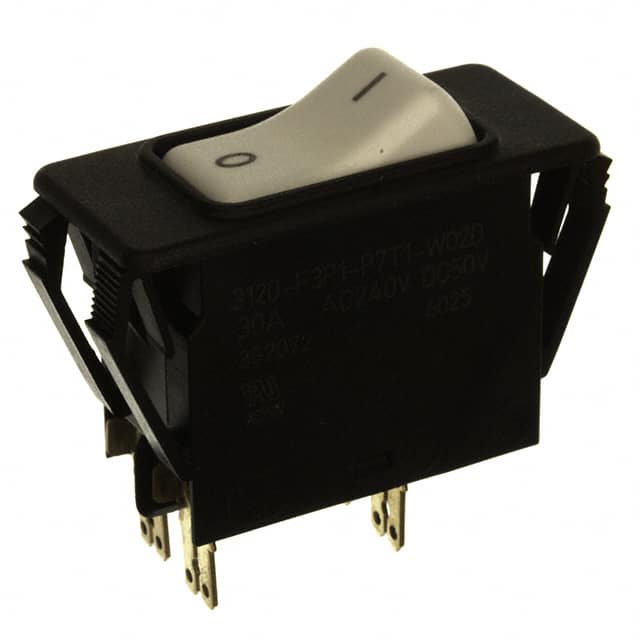 3120-F3P1-P7T1-W02D-30A CIR BRKR THRM 30A 250VAC 50VDC