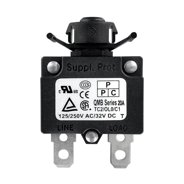 QMB-203-00ENN-3BA CIR BRKR THRM 20A 250VAC 32VDC
