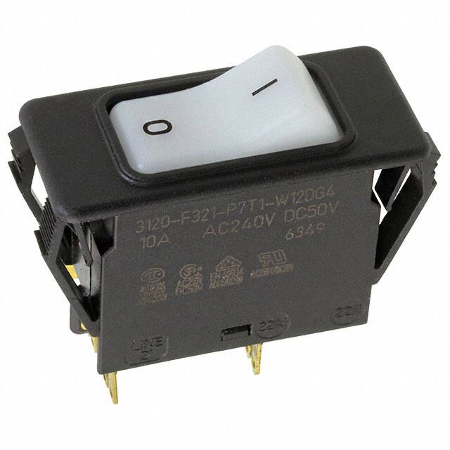 3120-F321-P7T1-W12DG4-10A CIR BRKR THRM 10A 250VAC 50VDC