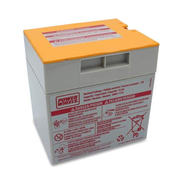 WW-GTT4-7-00801-1661 ORANGE TOP BATTERY Replacement for Power Wheels 008