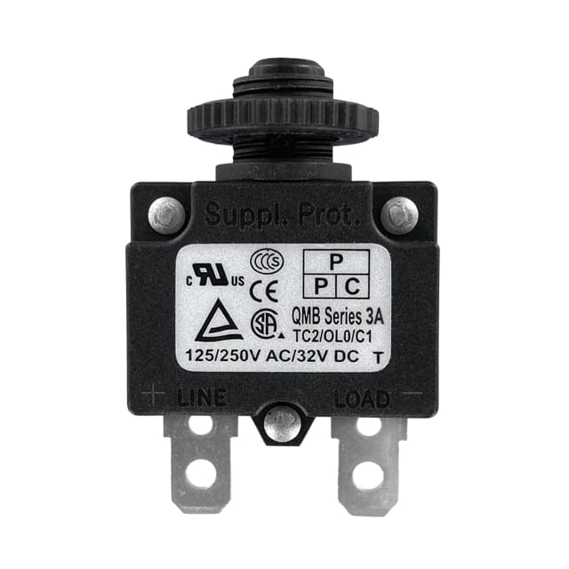 QMB-033-11C3N-3BA CIR BRKR THRM 3A 250VAC 32VDC