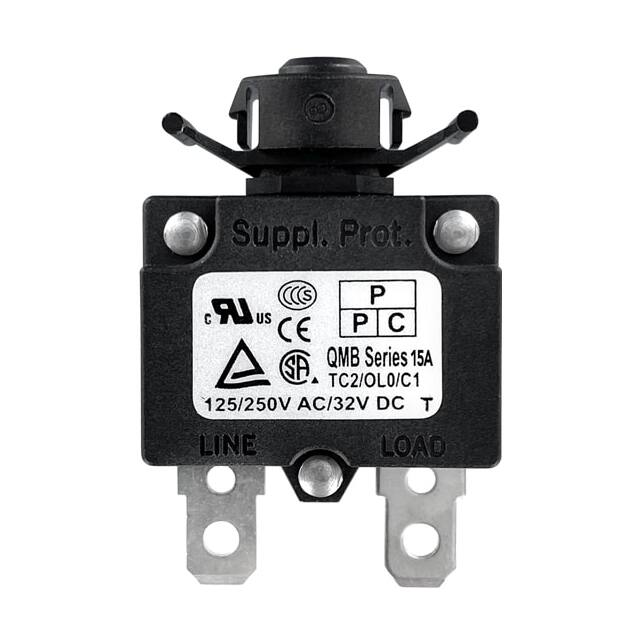 QMB-153-00ENN-3BA CIR BRKR THRM 15A 250VAC 32VDC