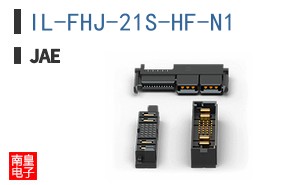 IL-FHJ-21S-HF The JAE Electronics IL-FHJ-21S-HF is a 21-position FPC connector assembly designed for board-to-FPC applications. It features a 0.3mm pitch and a right-angle surface mount termination.