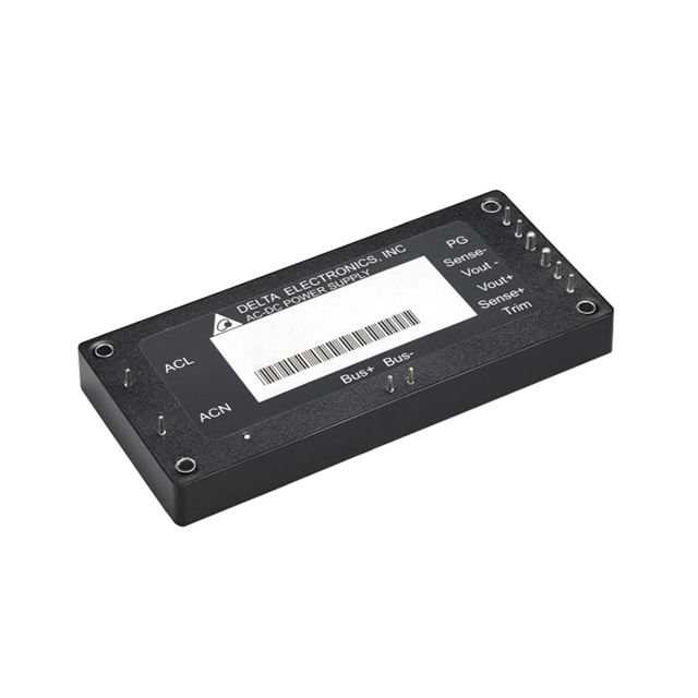 PACSR28010S The Delta Electronics PACSR28010S is an enclosed AC-DC converter with a 28V output and 10.5A current rating. It operates from 85-265 VAC input and delivers 294W of power.