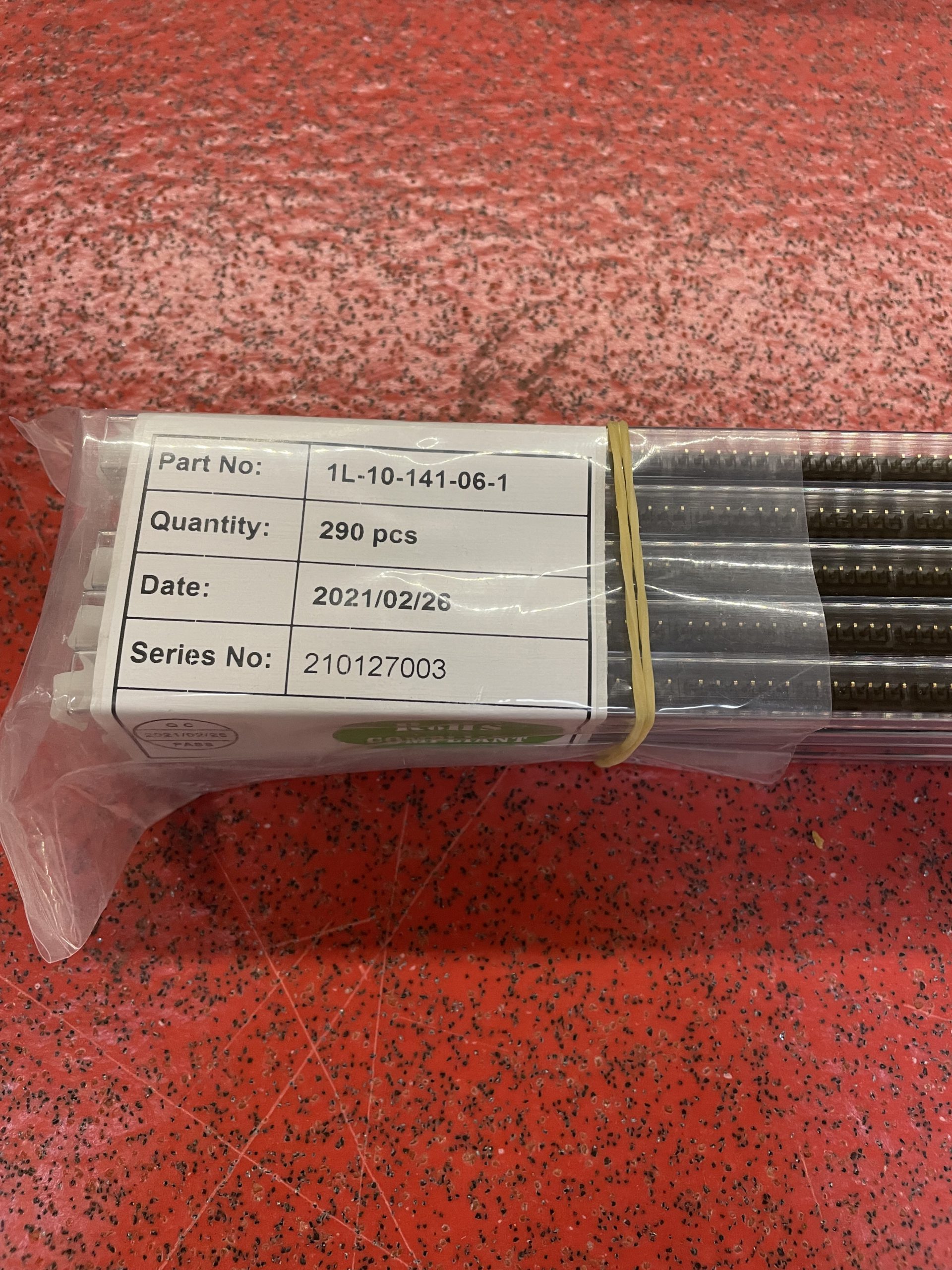 1L-10-141-06-1 The Nicomatic 1L-10-141-06-1 is a 6-position male connector with a 2.54mm pitch. It features a straight solder termination style.