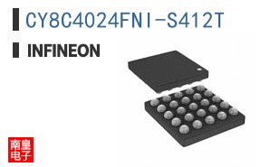 CY8C4024FNI-S412T The Infineon CY8C4024FNI-S412T is a PSoC 4000S microcontroller based on the Arm Cortex-M0+ core. It offers up to 48MHz operation with 32KB of Flash memory and 4KB of SRAM.
