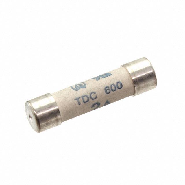 BK-TDC600-2-R FUSE CARTRIDGE 2A 600VAC 8AG 1=1