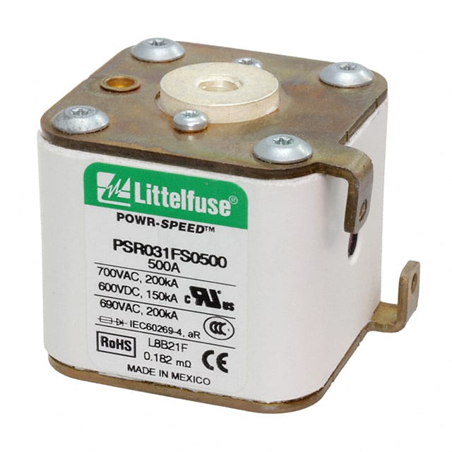 PSR031FS0500Z FUSE SQUARE 500A 700VAC/600VDC