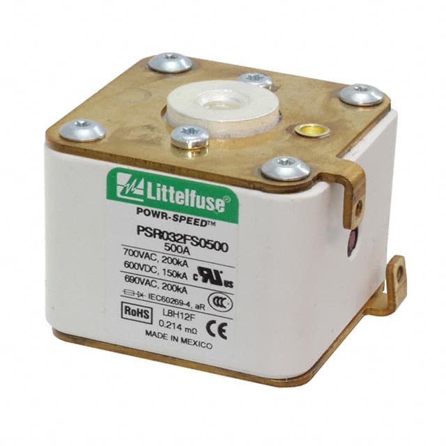 PSR032FS0500Z FUSE SQUARE 500A 700VAC/600VDC