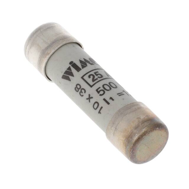 CY10X38G25 FUSE CARTRIDGE 25A 500V 5AG