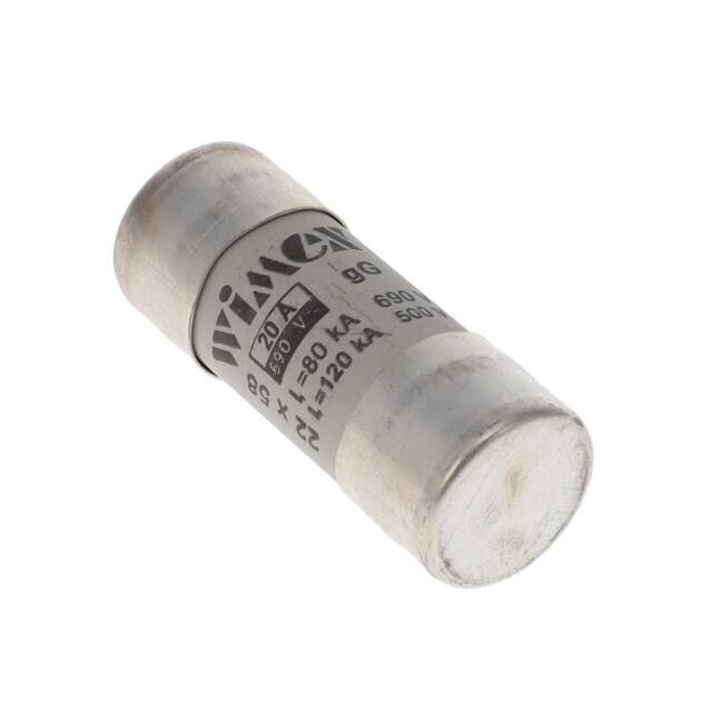 CY22X58G20 FUSE F/A 20A 500V 22X58MM EURO
