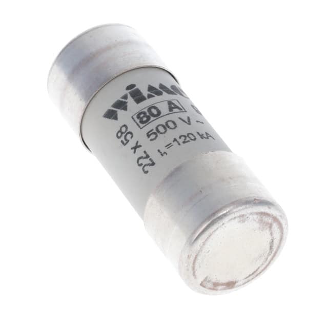 CY22X58G80 FUSE F/A 80A 500V 22X58MM EURO