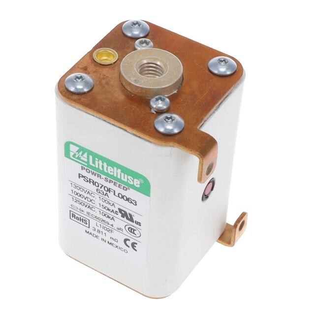 PSR070FL0063Z FUSE SQUARE 63A 1.3KVAC/1KVDC