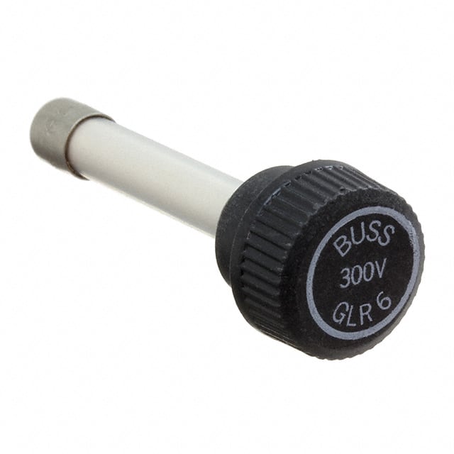 BK/GLR-6 FUSE CARTRIDGE 6A 300VAC