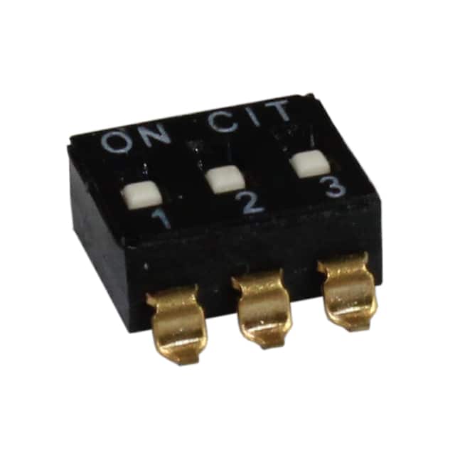 KJ03RTT SWITCH SLIDE DIP 3POS 25MA 24V