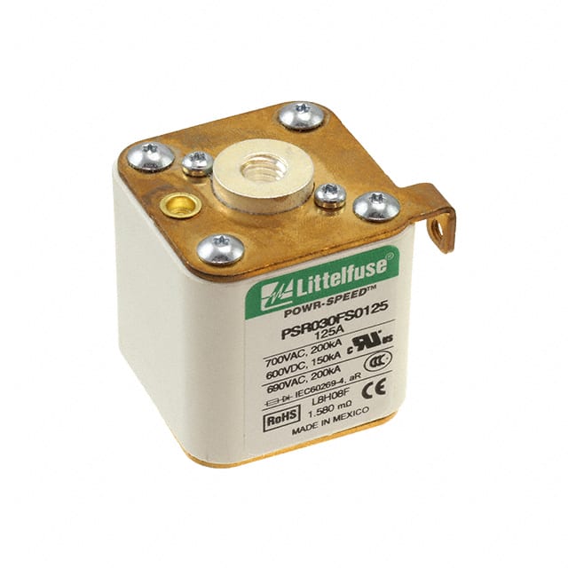 PSR030FS0125Z FUSE SQUARE 125A 700VAC/600VDC