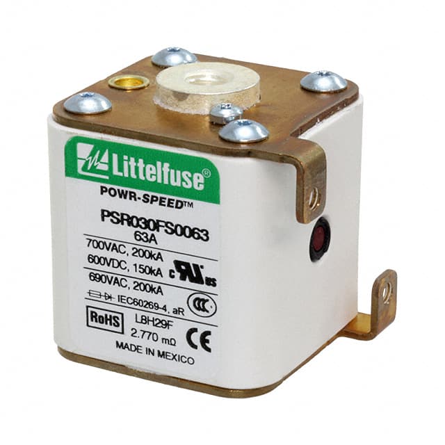 PSR030FS0063Z FUSE SQUARE 63A 700VAC/600VDC