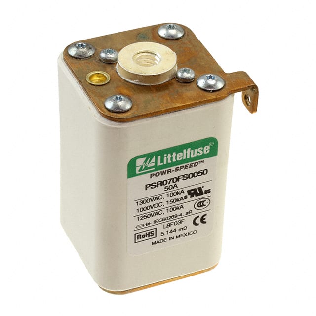 PSR070FS0050Z FUSE SQUARE 50A 1.3KVAC/1KVDC