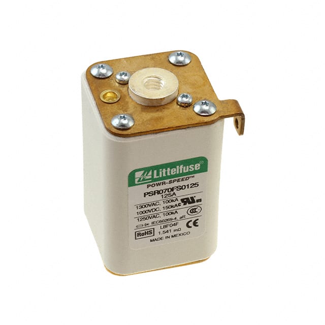 PSR070FS0125Z FUSE SQUARE 125A 1.3KVAC/1KVDC