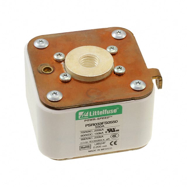 PSR033FS0550Z FUSE SQUARE 550A 700VAC/600VDC
