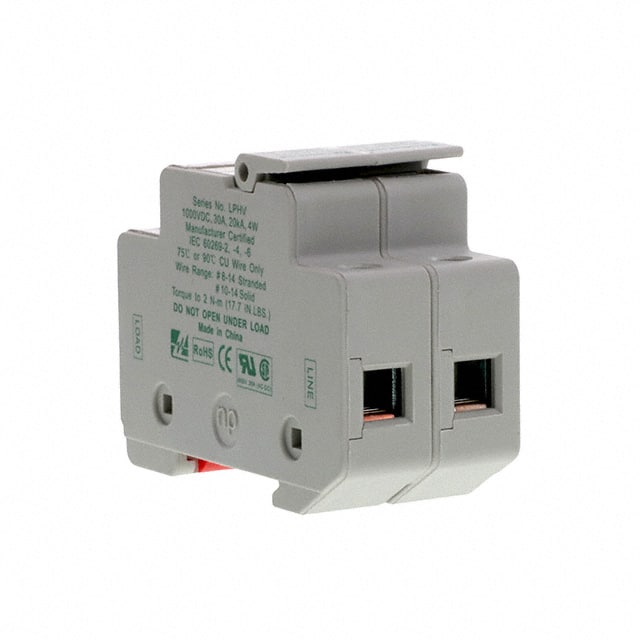 LPHV0002Z FUSE HLDR CART 1000V 30A DINRAIL