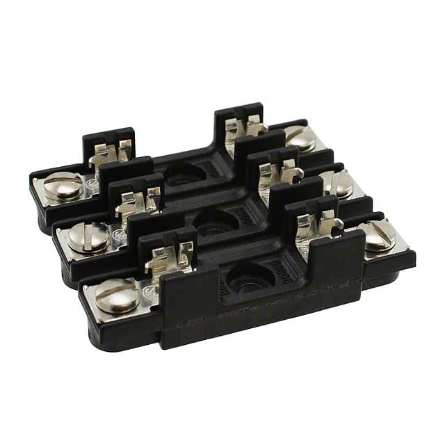 BK/S-8301-3-R FUSE BLOCK CART 600V CHASS MNT