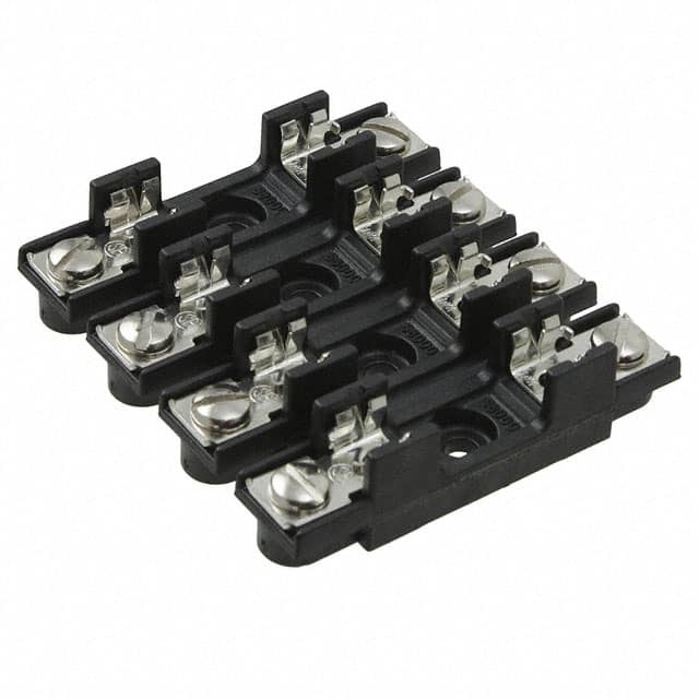 BK/S-8301-4-R FUSE BLOCK CART 600V CHASS MNT